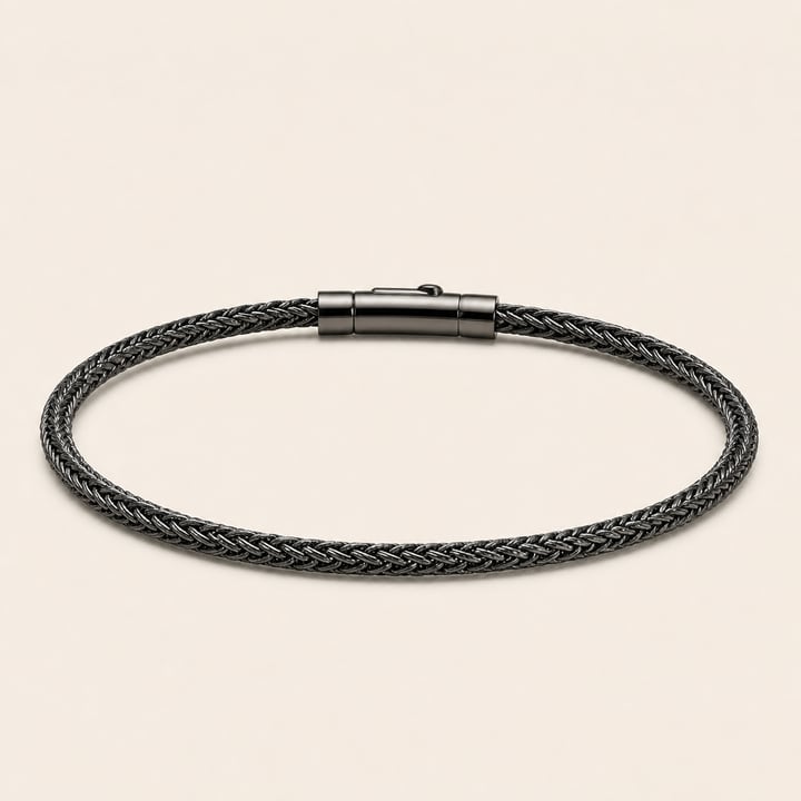 Pulsera de malla oscura