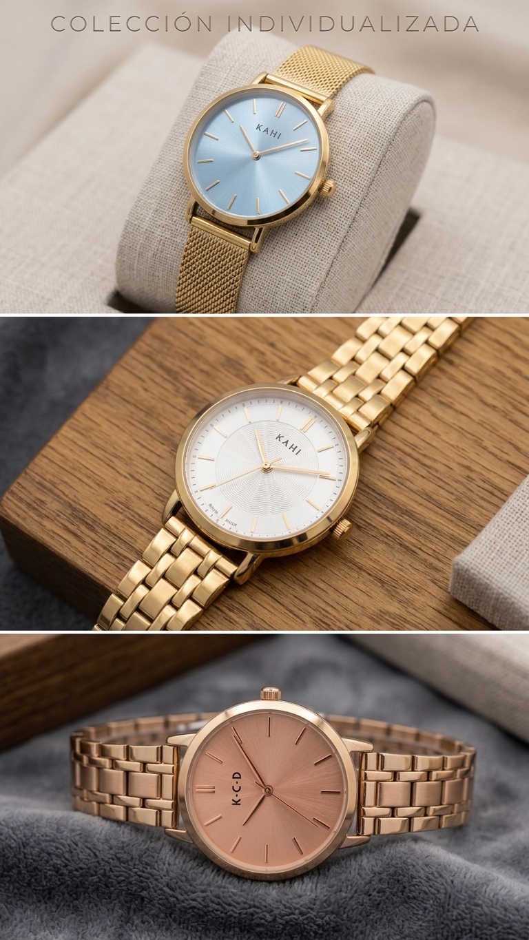 Colección de tres relojes de señora